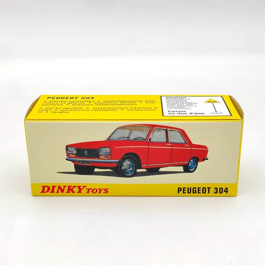 Dinky - DINKY TOYS プジョー PEUGEOT 304（ 1/43 ） Atlas 1:43 Dinky Toys 1428 for Peugeot 304 White Diecast
